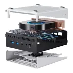 ПК Chuwi Ubox (Ryzen 5 7430U 4300МГц, DDR4 16Гб, SSD 512Гб M.2 2280, AMD Radeon Graphics, Windows 11 Pro)