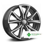 КиК ZV Mazda CX-5 KC867 R17/7J PCD 5x114,3 ET 50 ЦО 67,1 черный с полированной лицевой поверхностью