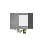 МФУ HP OfficeJet Pro 8023 (струйная, цветная, A4, 256Мб, 20стр/м, 600x600dpi, авт.дуплекс, 800стр в мес, RJ-45, USB, Wi-Fi)
