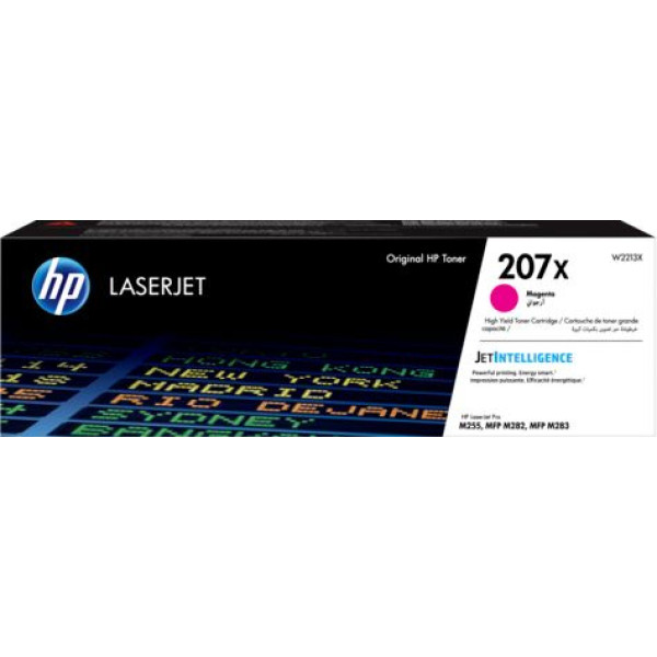 Картридж HP 207X (пурпурный; 2450стр; M255, MFP M282, M283)