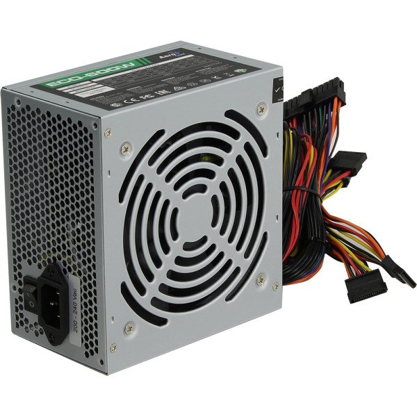 Блок питания Aerocool Eco-550W (ATX, 550Вт, 20+4 pin, ATX12V 2.3, 1 вентилятор)