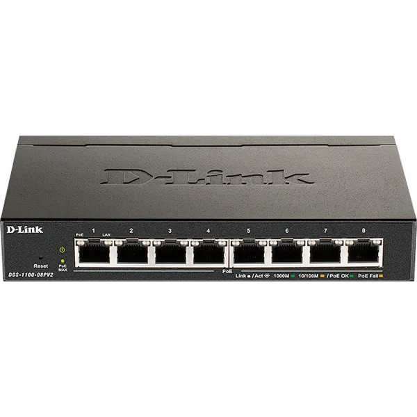 Коммутатор D-Link DGS-1100-08PV2