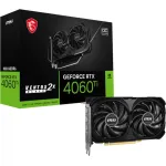 Видеокарта GeForce RTX 4060TI 2565МГц MSI VENTUS OC (GDDR6, 128бит, 1xHDMI, 3xDP)