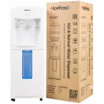 Кулер HotFrost V118F (напольный, внутренний трубчатый, 2 крана, верхнее размещение бутыли)