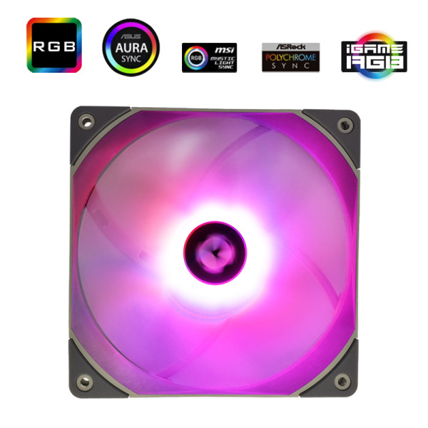 Кулер Thermalright TL-C14L RGB (26,6дБ, 26x140x140 мм)