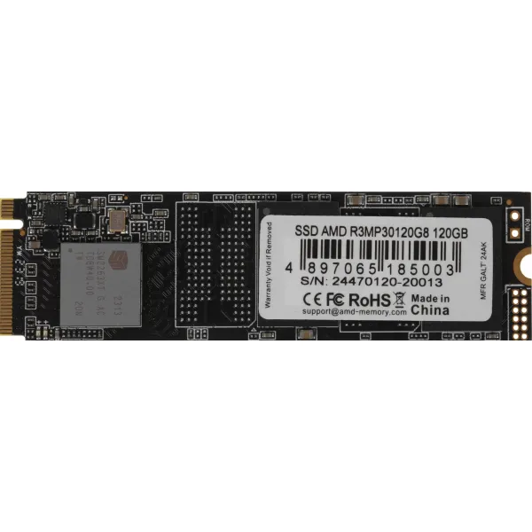 Жесткий диск SSD 120Гб AMD (2280, 1800/1250 Мб/с)