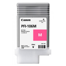 Картридж Canon PFI-106M (пурпурный; 130мл; iPF6300S, 6400, 6450) [6623B001]