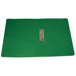 Папка с зажимом Бюрократ PZ07CGREEN (зажимов 1, A4, пластик, толщина пластика 0,7мм, карман внутренний и торцевой с бумажной вставкой, зеленый)