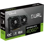 Видеокарта GeForce RTX 4060TI 2565МГц ASUS DUAL OC (PCI-E 4.0, GDDR6, 128бит, 1xHDMI, 3xDP)