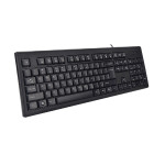 Клавиатура A4Tech KR-83 Black PS/2 (классическая мембранные, 104кл)