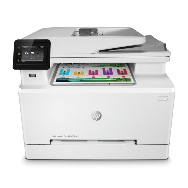 МФУ HP Color LaserJet Pro M282nw (лазерная, цветная, A4, 256Мб, 600x600dpi, 150стр в мес, RJ-45, USB, Wi-Fi)