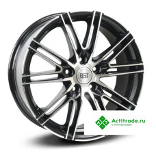 RST R187 R17/7J PCD 5x114,3 ET 45 ЦО 60,1 черный с полированной лицевой поверхностью