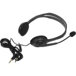 Гарнитура Logitech Stereo Headset H110 (оголовье, 3.5 мм, 1.8м, накладные, 2 x mini jack 3.5 mm)