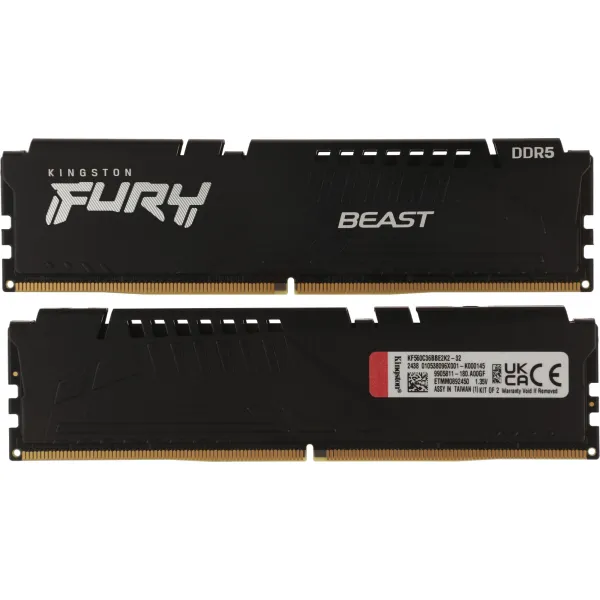 Память DIMM DDR5 2x16Гб 6000МГц Kingston (48000Мб/с, CL36, 288-pin)