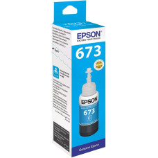 Картридж Epson C13T673298 (голубой; 70стр; L800, L801, L810, L850)