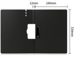 Папка-планшет Deli 64512DK-GREY (A4, полипропилен вспененный, темно-серый)