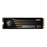 Жесткий диск SSD 4Тб MSI SPATIUM (2280, 7400/7000 Мб/с, 1000000 IOPS, PCIe 4.0 x4 (NVMe), 2048Мб)