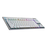 Игровая клавиатура Logitech G915 TKL White (Bluetooth/Радиоканал, механическая, 95кл)