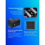 Блок питания DeepCool PF550 V2 (ATX, 550Вт, WHITE)