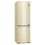 Холодильник LG GC-B459SECL (No Frost, A+, 2-камерный, объем 373:246/127л, инверторный компрессор, 59.5x186x68.2см, бежевый)