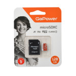 Карта памяти microSDXC 128Гб GoPower (100Мб/с)