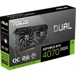 Видеокарта GeForce RTX 4070 Super 2520МГц 12Гб ASUS Dual EVO OC (PCI-E 4.0, GDDR6X, 192бит, 1xHDMI, 3xDP)