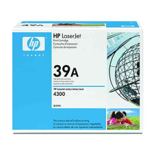 Тонер-картридж HP 39A (чёрный; 18000стр; HP LaserJet 4300) [Q1339A]