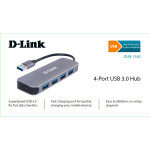 Разветвитель USB D-Link DUB-1340