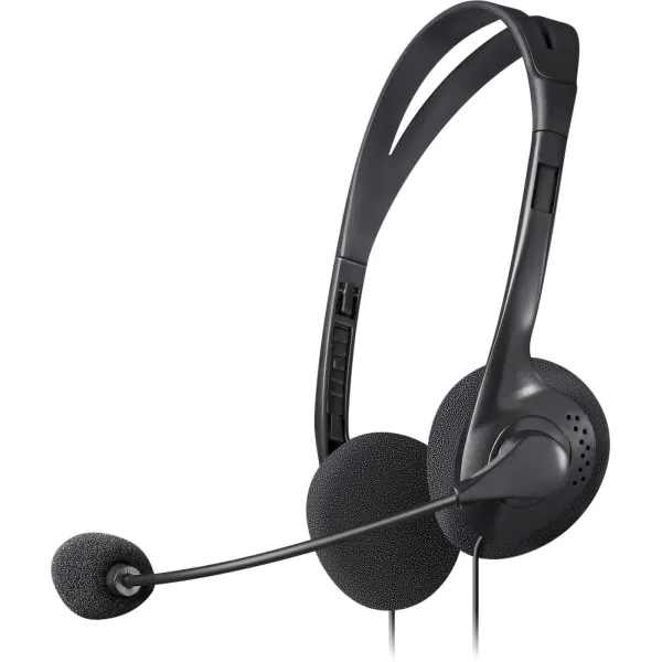 Гарнитура DEFENDER Aura 102 (оголовье, с проводом, 1.8м, накладные, 2 x mini jack 3.5 mm)