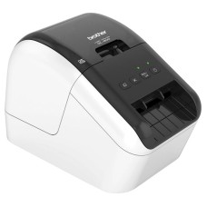 Стационарный принтер Brother QL-800 (прямая термопечать, 300dpi, 148мм/сек, макс. ширина ленты: 62мм, обрезка ленты ручная, USB) [QL800R1]