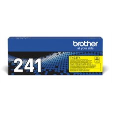 Тонер-картридж Brother TN-241Y (желтый; 1400стр; HL3140, 3150, 3170, DCP9020, MFC9140, 9330, 9340)
