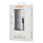 Разветвитель USB DIGMA HUB-4U2.0-UC-DS