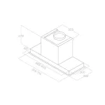 Вытяжка Elica Hidden 2.0 BL MAT/A/72