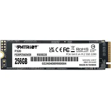Жесткий диск SSD 256Гб Patriot (2280, 2200/1200 Мб/с, 256Мб) [P320P256GM28]