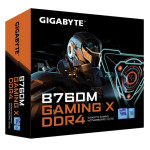 Материнская плата Gigabyte B760M GAMING X DDR4 (LGA1700, Intel B760, 4xDDR4 DIMM, microATX, RAID SATA: 0,1,10,5)