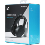 Наушники Sennheiser HD 200 Pro (проводные накладные оголовье закрытые, 2м, 3.5 мм)