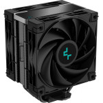 Кулер для процессора DeepCool AK400 ZERO DARK PLUS (Socket: 1150, 1151, 1151-v2, 1155, 1156, 1200, 1700, AM4, алюминий+медь, 28дБ, 4-pin PWM)