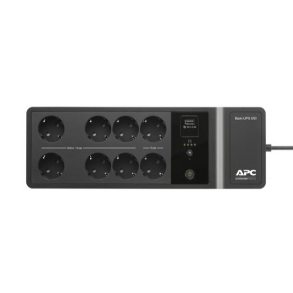 ИБП APC by Schneider Electric Back-UPS BE650G2-RS (резервный, 650ВА, 400Вт, 6xCEE 7 (евророзетка))