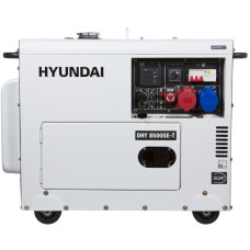 Электрогенератор Hyundai DHY 8500SE-T (дизельный, трехфазный, пуск ручной, 7,2/6,5кВт)