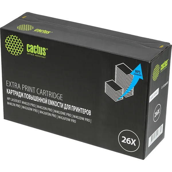Тонер-картридж Cactus CS-CF226X-MPS (черный; 12000стр; LJ M402d, M402n, M426dw, M426fdn, M426fdw)