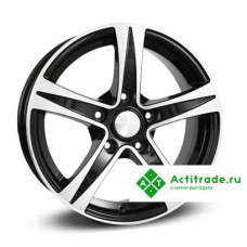 Скад Sakura R15/6.5J PCD 5x114,3 ET 35 ЦО 67,1 черный с полированной лицевой поверхностью [1270705]