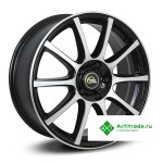 Cross Street CR-16 R15/6J PCD 4x98 ET 40 ЦО 58,6 черный с полированной лицевой поверхностью