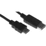 Кабель аудио-видео Buro (DisplayPort (m), HDMI (m), 1,8м)