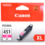 Картридж Canon CLI-451XLM (пурпурный; 645стр; 11мл; Pixma iP7240, MG6340, MG5440)