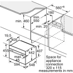 Электрический духовой шкаф Bosch CMG7241B1