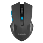 Мышь DEFENDER Accura MM-275 Black-Blue USB (радиоканал, 1600dpi)
