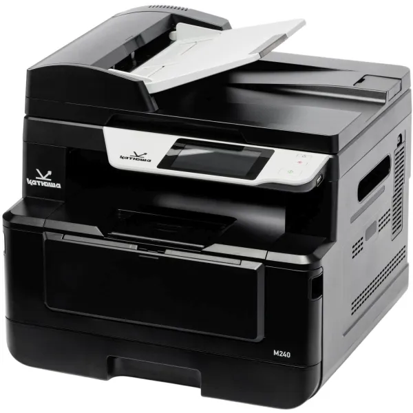 МФУ Катюша M240pm-pp (черно-белая, A4, 40стр/м, 1200x1200dpi, авт.дуплекс, 100'000стр в мес, RJ-45, USB, WEB)