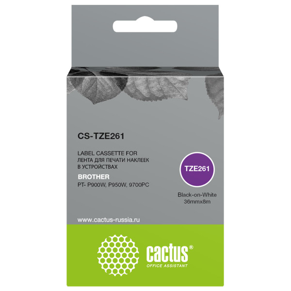 Картридж ленточный Cactus CS-TZE261