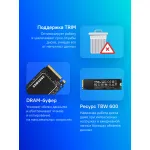 Жесткий диск SSD 1Тб Samsung 970 EVO Plus (2280, 3500/3300 Мб/с, 550000 IOPS, PCI-E, 1024Мб, для ноутбука и настольного компьютера)
