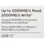Внешний жесткий диск SSD 500Гб Kingston XS2000 (1.8